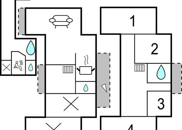 Semesterbostad Cozy In With Kitchen Lebcz